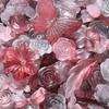 20g/Lotto Perline Miste Foglie Fiori Farfalla Perline Distanziatrici Acriliche per Creazione Gioielli Braccialetti Fai da Te Accessori Forniture
