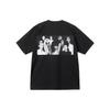 Stussy X Martine Rose Collage Pigment Dyed Tee Black Unisex Tops 3903826-BLAC