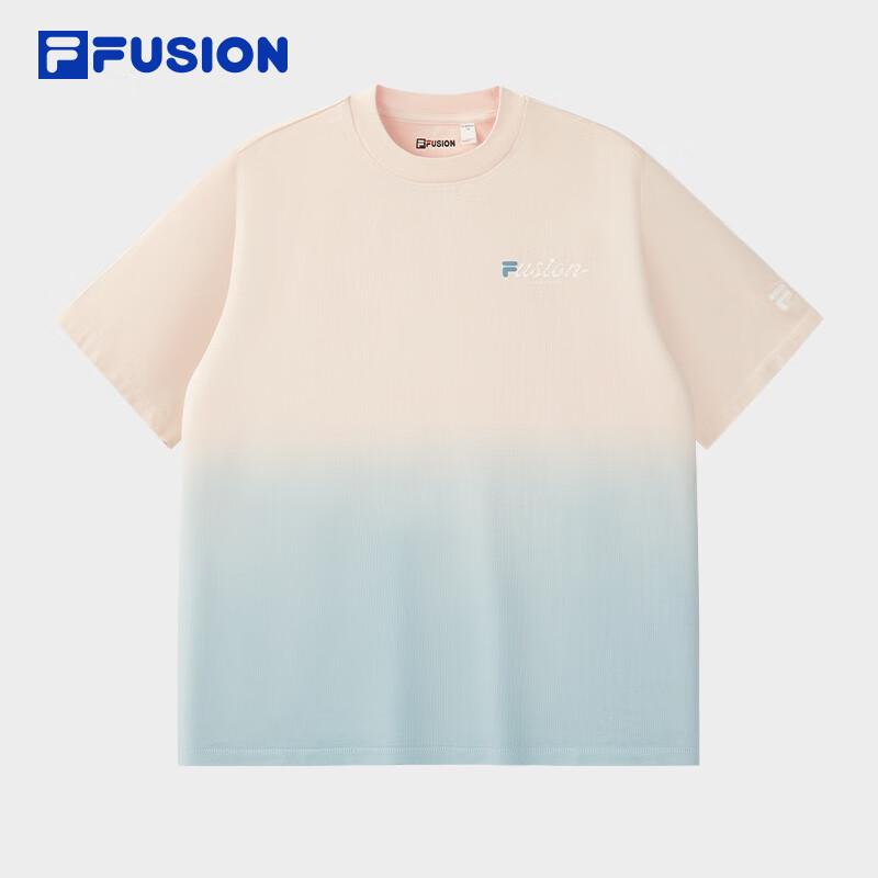 FILA FUSION Women s Casual Knit Short Sleeve T-Shirt S светло-синий
