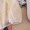 Chinese Style Women's Shirt Summer Vintage Embroidery Blouses Loose Long Sleeves Women Fashion Clothing