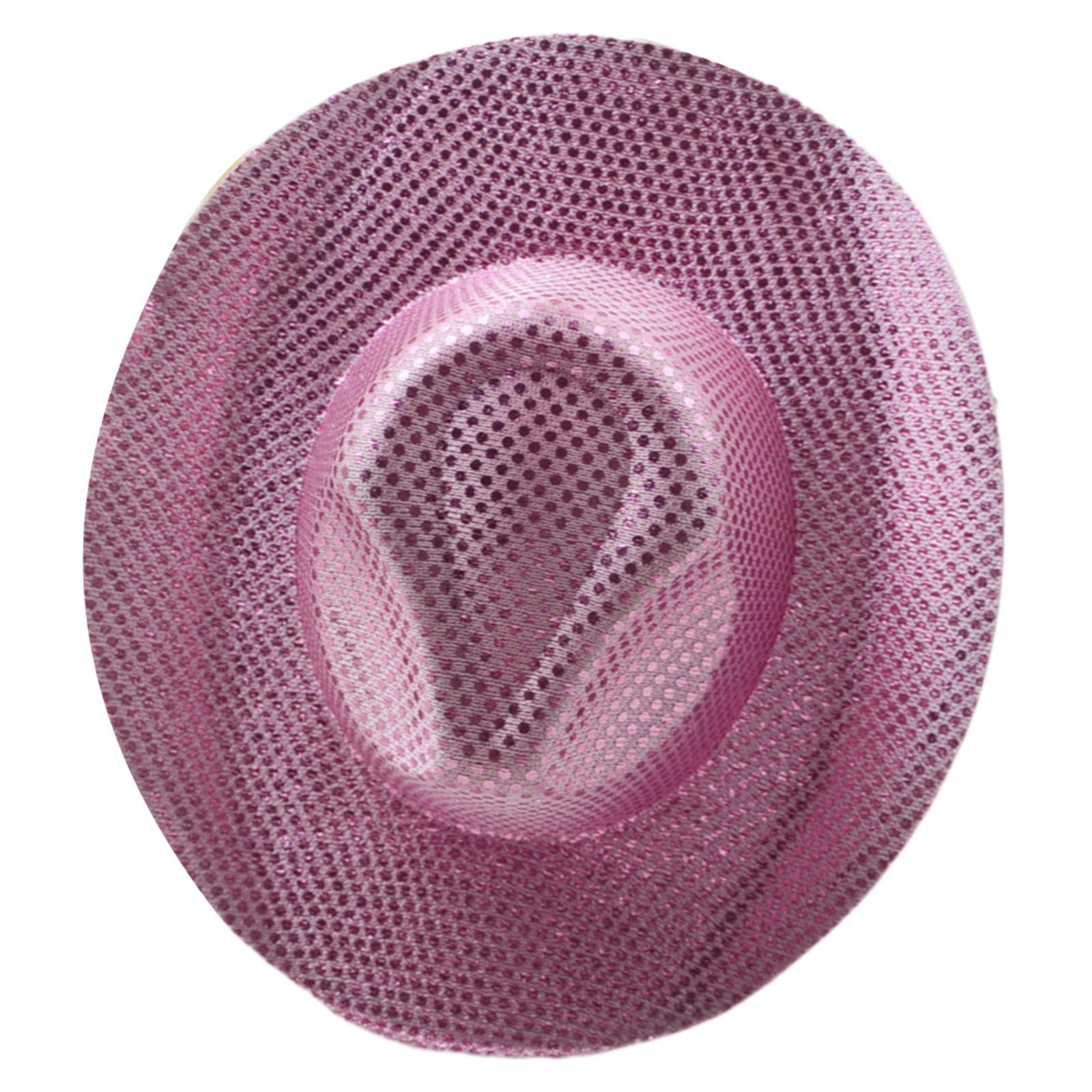 

Мини ковбойская шляпа для украшения вечеринки, лазерного цвета, маленькая западная шляпа для изготовления заколок для волос ручной работы, украшение для заколки Z