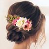 Bohemia Brides Wedding Flower Hair Comb Hairpin Bridesmaid Headdress Hair Combs Hair Accessories For Women Girls Floral Hairpins