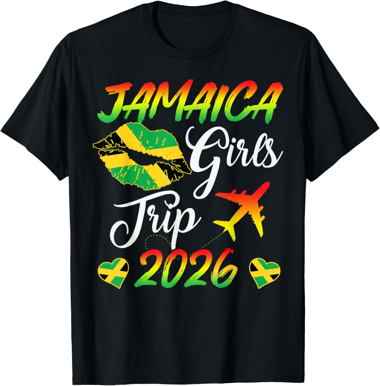 Jamaica Girls Trip 2026 Jamaica Summer Vacation Travel Girls T-Shirt S разноцветный