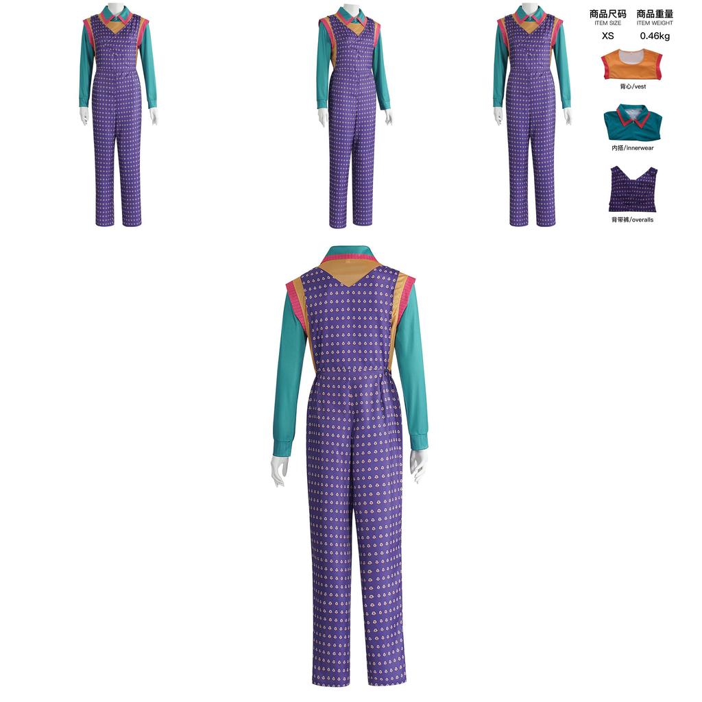 Costume Cosplay Saison 5 de Stranger Things en Mélange de Lin pour Fans d'Anime