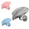 Soap Dish Wall-mounted Punch Free Space Saving Easy To Install Leaf Shape Bathroom Soap Draining Rack Daily Use