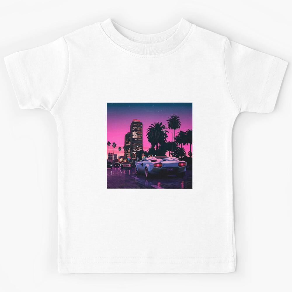 Vice City Nights Aesthetic Art Kids T-Shirt 110