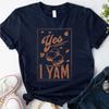 Shes My Sweet Potato I Yam Cotton TShirt Couples Holiday Matching Shirts for Husband and Wife Casual Short Sleeve Casual Tops