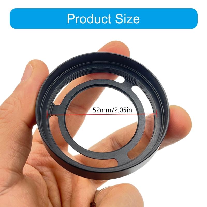 LH-JX10 Hollows Out Alloy Metal Detachable Camera Lens Hoods For X10 X20 X30 for Enhanceds Protections