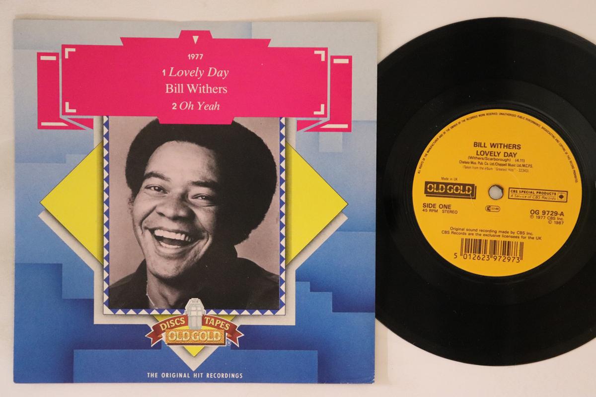 

7inch Record BILL WITHERS - Lovely Day OG9729 Old Gold 1987 UK Soul/Funk Used