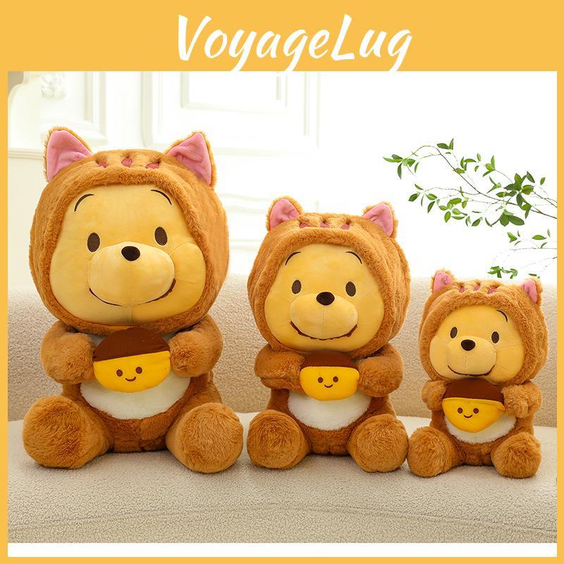 Bear Squirrel Pooh Plush Toy Adorable Cartoon Girls Kids Birthday Gift Holiday