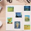 Van Gogh Paintings Artwork Stickers Landscape Self-Portrait Decal for Laptop Phone Scrapbook Luggage Decorative Cups Waterproof