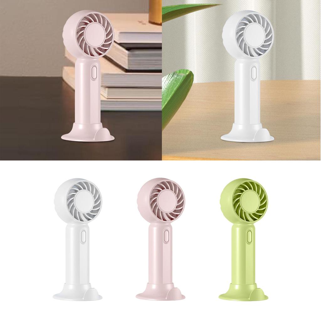 Handventilator 3 Geschwindigkeiten Einstellbar Luftkühlung Ventilator Schreibtischventilator Tragbarer Ventilator Persönlicher Ventilator für Innenbereich Arbeiten Schlafzimmer Reisen Outdoor