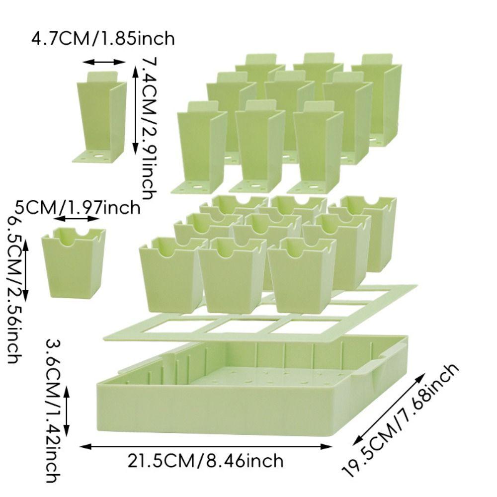 9 Deep Cells Seed Starter Tray Extra-Thick Gardening Tool Germination Kit  Outdoor Garden