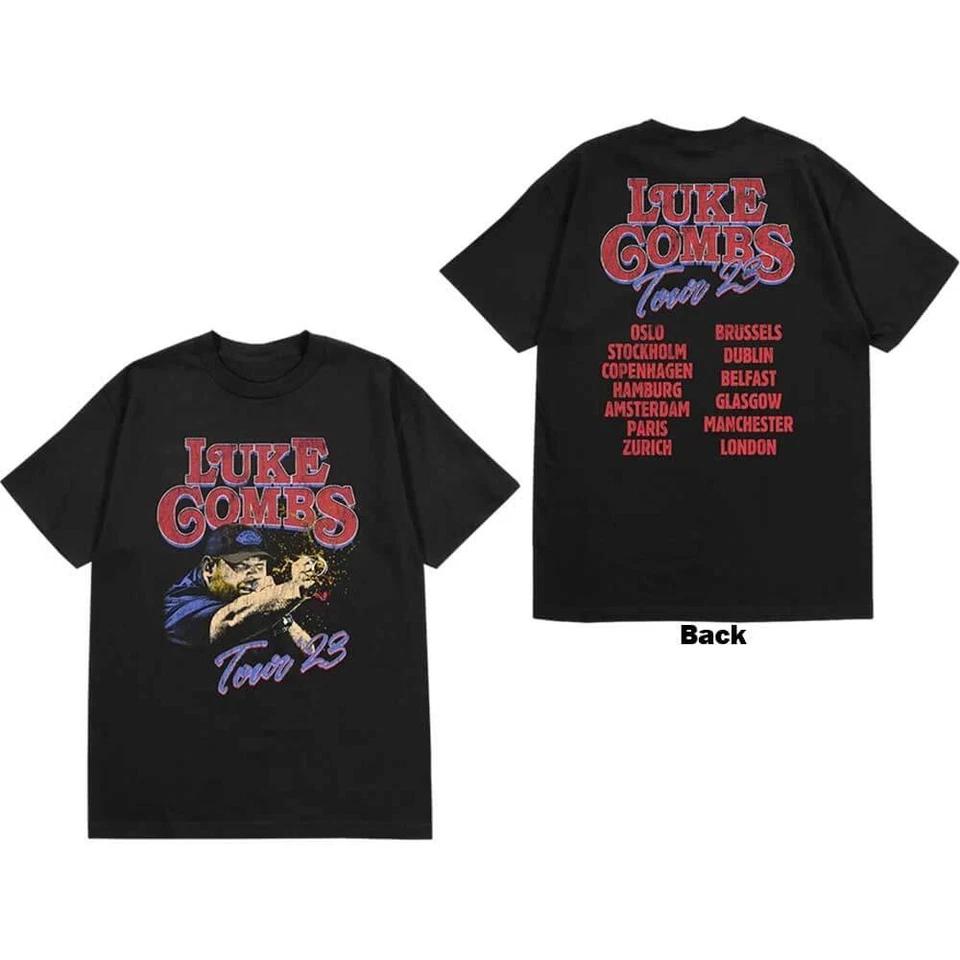 

Luke Combs T-Shirt: Tour 23 Smashing Beer (Back Print & Ex-Tour) OFFICIAL NEW 4XL