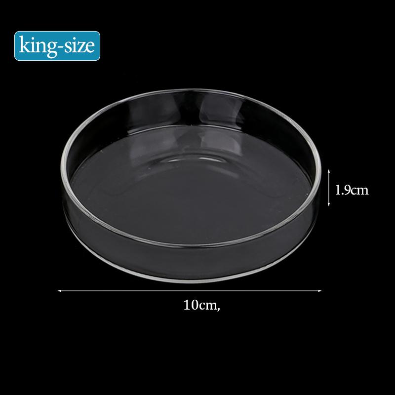 Aquarium Feeding Bowl Fish Tank Feeder Shrimp Tropical Fish Ratfish Glass Feeding Dish Clear Round Tray Reduce Food Scraps