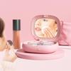 Contact Lens Ultrasonic Cleaning Machine Small Size Travel Rechargeable 3 Gear Cleaning Modes With Mirror Cleaning Box Adults