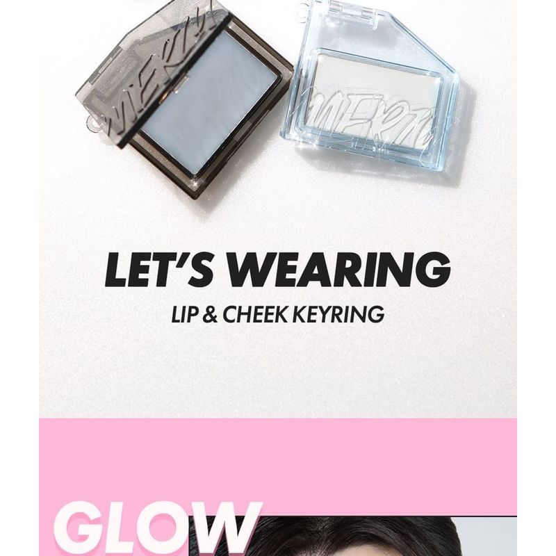 MERZY Let's Wearing Lip & Cheek Keyring - 8 Colors