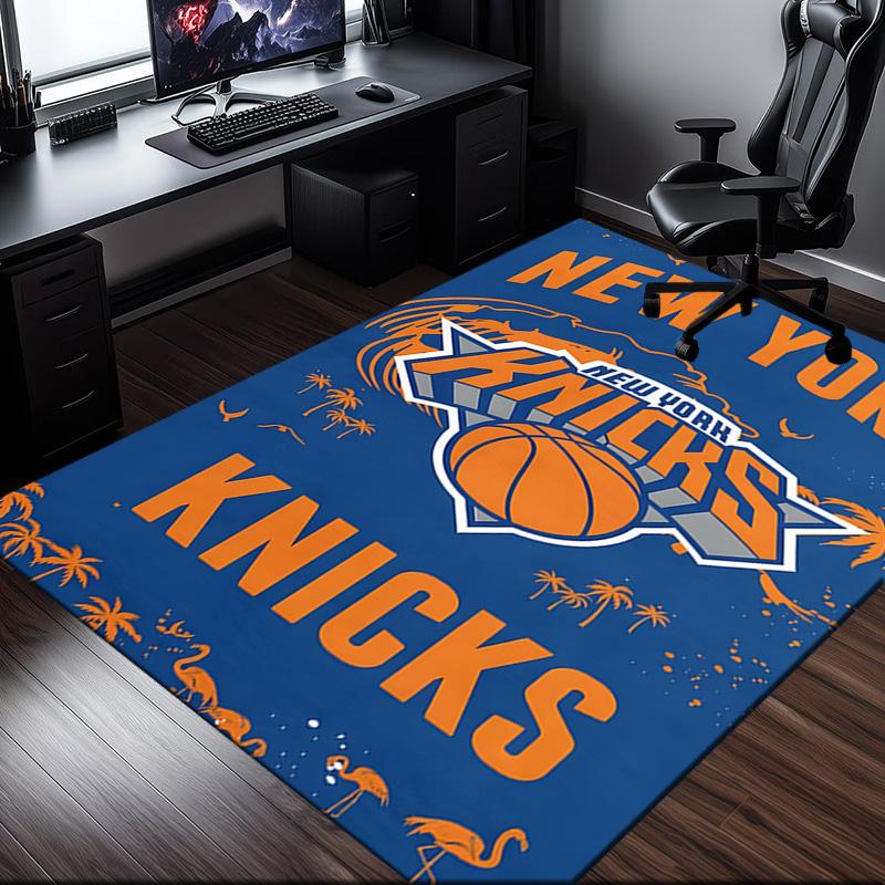 New York Football Rug Office Carpet Non-Slip Mat, Chair Rug Floor Covering for Gaming, Bedroom, Living Room , Home Decor Christmas Gift