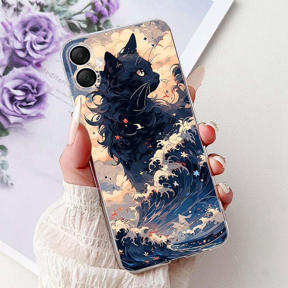 

For Samsung Galaxy A05 A06 Case Stylish Painted Cover Clear Silicone Phone Case For Samsung A05 A 05 s Galaxy A06 A05s Soft Bags Galaxy A06