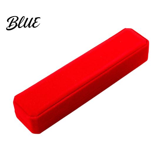 Jewelry Organizer Box Velvet Necklace Gift Storage Dust-Proof Small Handicraft