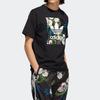 adidas Originals Trefoil Floral Print Short Sleeve T-Shirt Men Tops Black EC7360