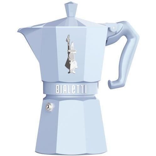Italiensk kaffekanne - BIALETTI - MOKA Exclusive - 6 kopper - Pastellblå