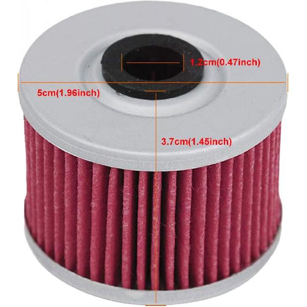 HIFROM ATV Luftfilterelement Reiniger 17254-HP5-600 mit Ölfilter Zündkerze Wartungskit Ersatz für Honda Rancher 420 TRX420 TRX420FE TRX420FM