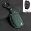 Suede Fabric Auto Flip Key Fob Cover Case Fit For Hyundai Grand I10 I20 I30 Ix35 Ix45 Hb20 Elantra Solaris Sonata Santa Fe Sport Tucson