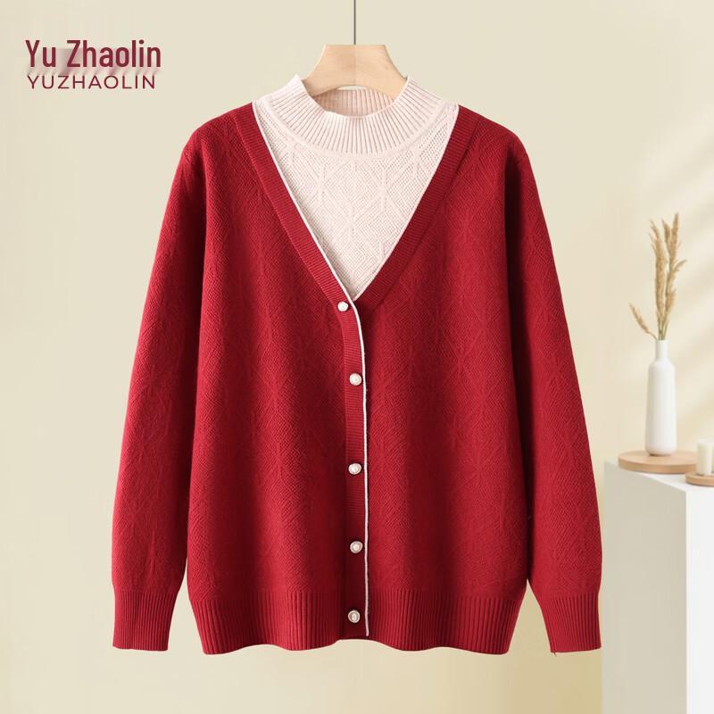 YUZHAOLIN Women s Mock Neck Knitted Sweater 3XL