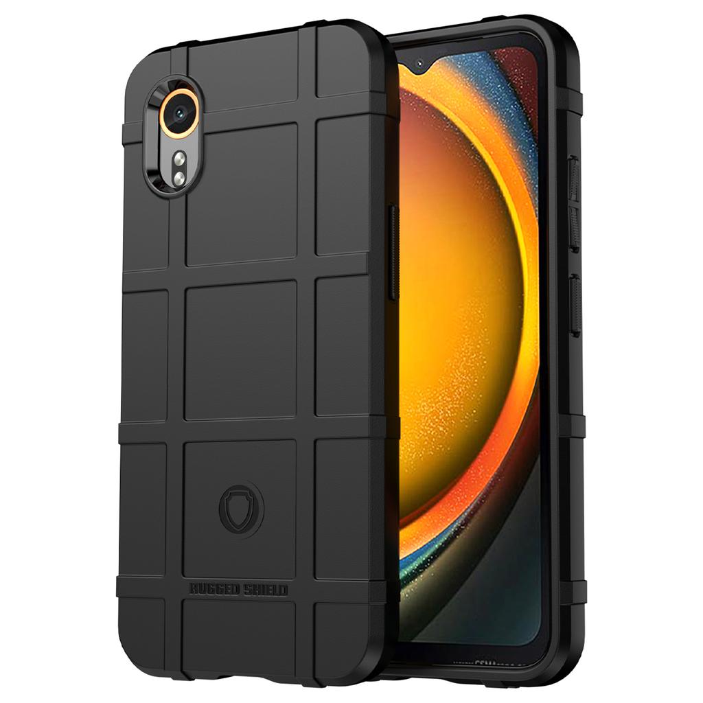 For Samsung Galaxy Xcover7 TPU Case Square Grid Protective Phone Cover