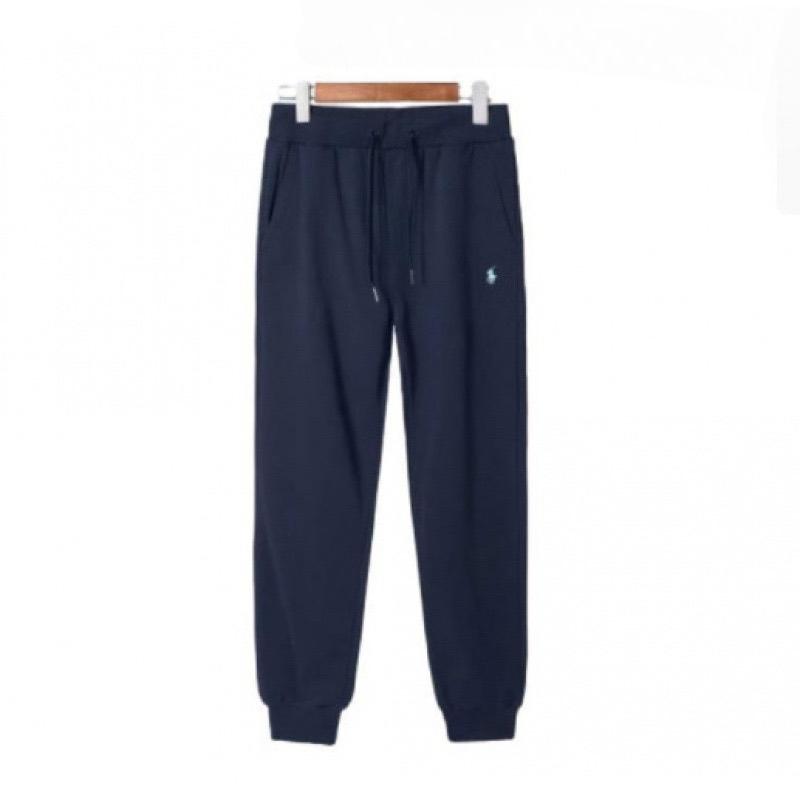 American Embroidery Sweatpants Men's Fashion Cotton Loose Elastic Waist Drawstring Casual Sport Pants