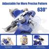 SHGO-For Automotive And DIY Projects Compatible HVLP Spray Paint Gun Kit-5 Nozzles Included 1000Cc Cup