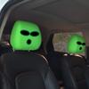 Funny Universal Car Seat Cover Breathable Dust-proof Car Headrest Cover Elastic Car Seat Headrest Auto Interior Accessories