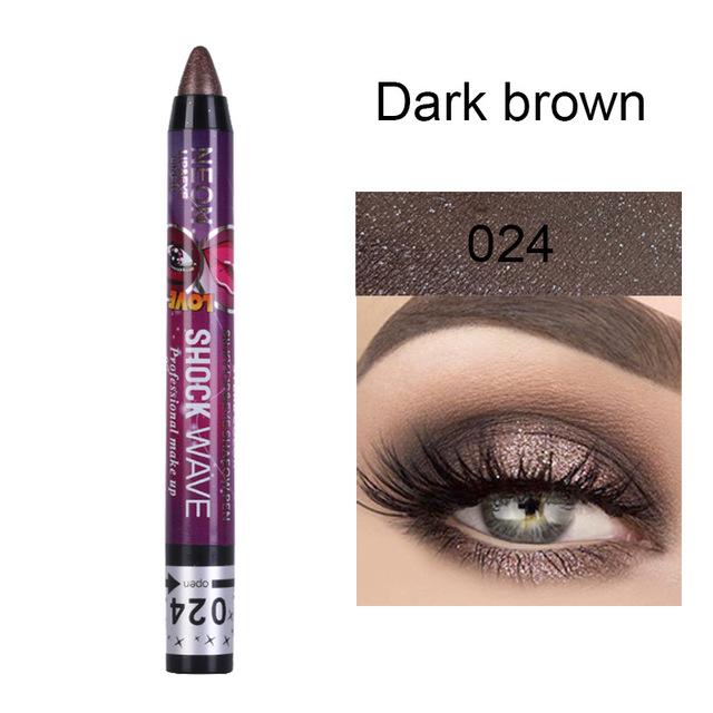 36 Colors Long -Lasting Eyeshadow Pencil Waterproof Pigment Blue Brown Black Eyeliner Pen Women Fashion Color Eye Makeup Cosmetic