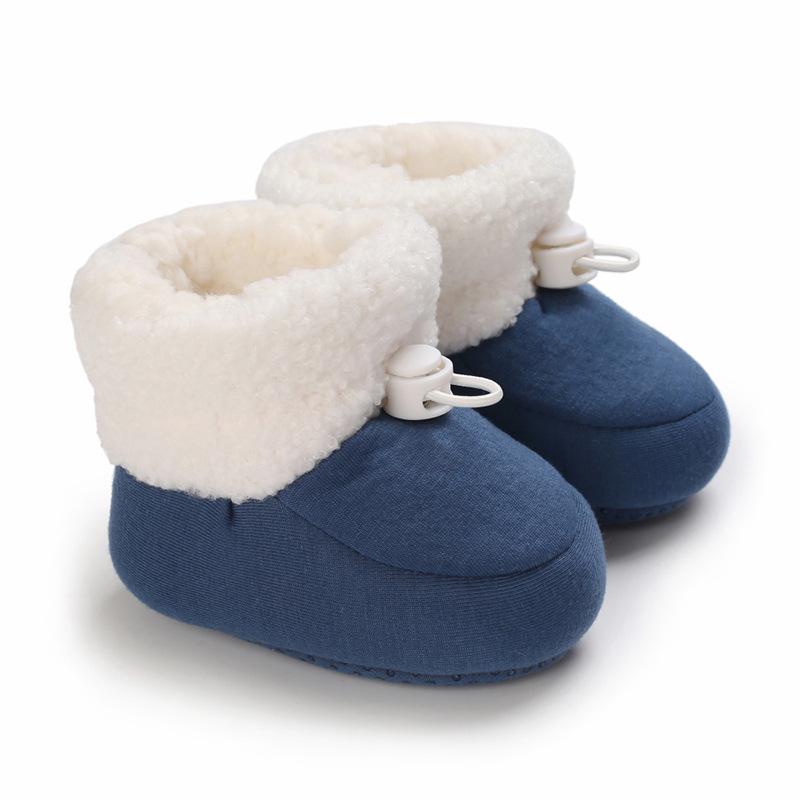 Unisex Soft Sole Snow Boots for Infants (0-1 Year)