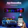 Devil Eyes Light For Car & Truck Windshield | 14.7X3.6In Programmable Flex, APP /DIY, Animated Car Decor