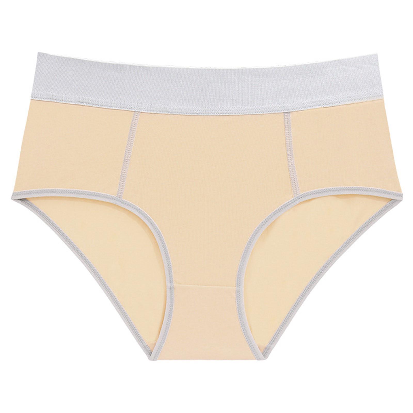 

(Куниде) Женские хлопковые сексуальные спортивные трусики с высокой талией на животе и талии XXL