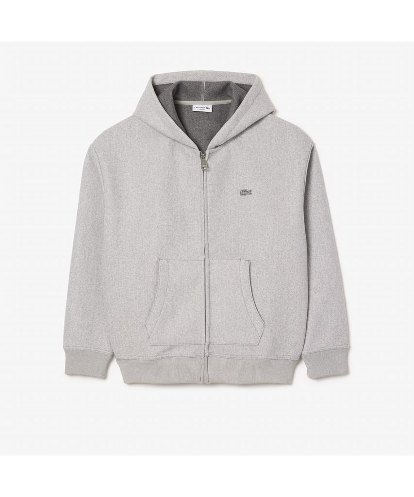 Lacoste Men'S Flannel Zip-Up Hoodie Sh4106-54N Cca