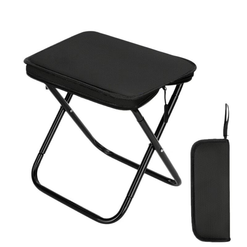 OIMG Portable Folding Stool with Crossbody Strap