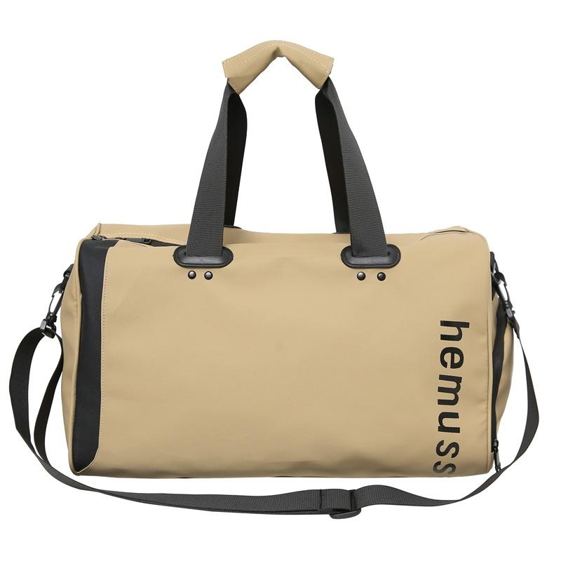 Hand-held travel bag Fashion trendy men's and women's models Go out with shoe compartment Bottom dry and wet separation design Fitness bag