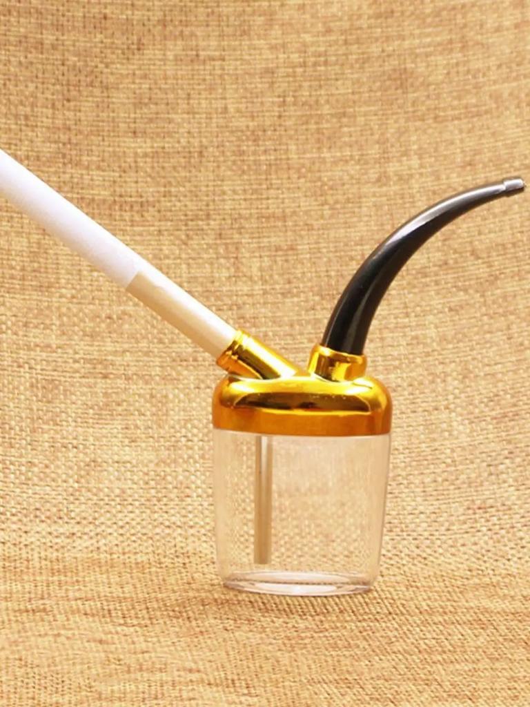 1pc- Washable Electroplated Hookah Filter Mini Hookah Bottle