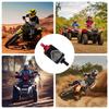 Motorcycle Filter Oil Alloy Oil Filter Stainless Steel Core Glass Perspective High-Flow Efficiency Oil Filter Alloy Construction
