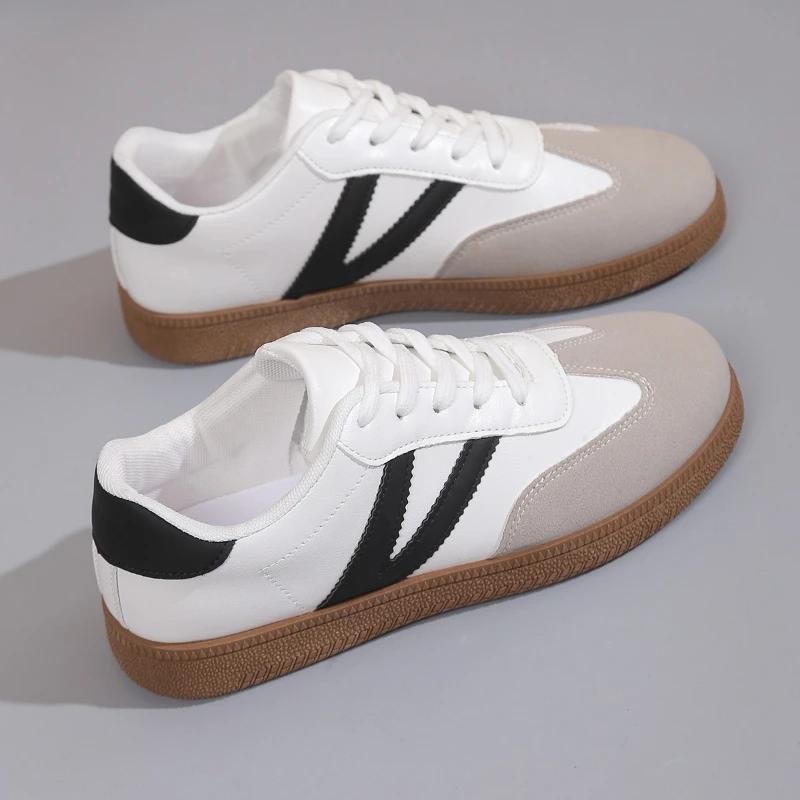 Spring 2025 New Women's Casual Sports Shoes Flat Women's Vulcanized Shoes Outdoor Sports Shoes