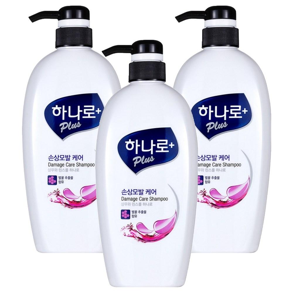 Hanaro Plus Damaged Hair Care Shampoo & Conditioner 680ml 3 pcs