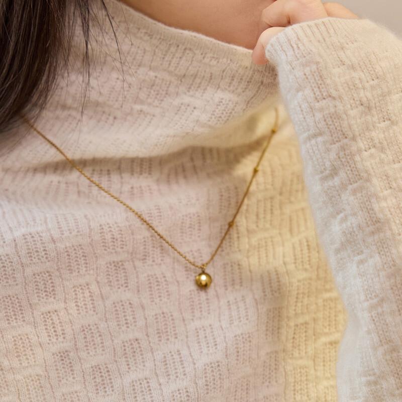 Srcr Women's 100% Cashmere High-Neck Knit Sweater