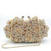 Women's Rhinestone Rose Evening Clutch