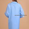 Antistatic Dustproof Long Sleeve Cleanroom Coat - Protective Workwear in White/Blue