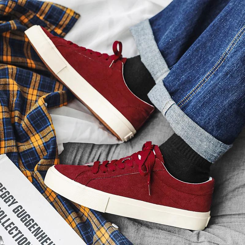 

Мужские повседневные плоские парусиновые кроссовки для активного отдыха, однотонные, с закрытым носком, спортивные туфли для тенниса, мужские уличные туфли на шнуровке, вулканизированные 45