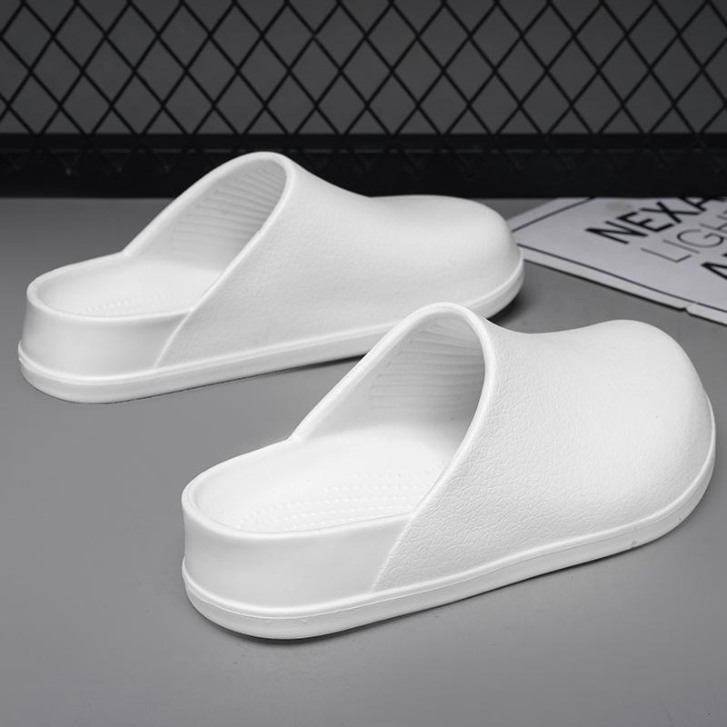 Summer New Soft Bottom Stepping On Shit Feeling Baotou Drag Large Size Fashion Casual Shoes Non-slip Deodorant Work Cool Slippers