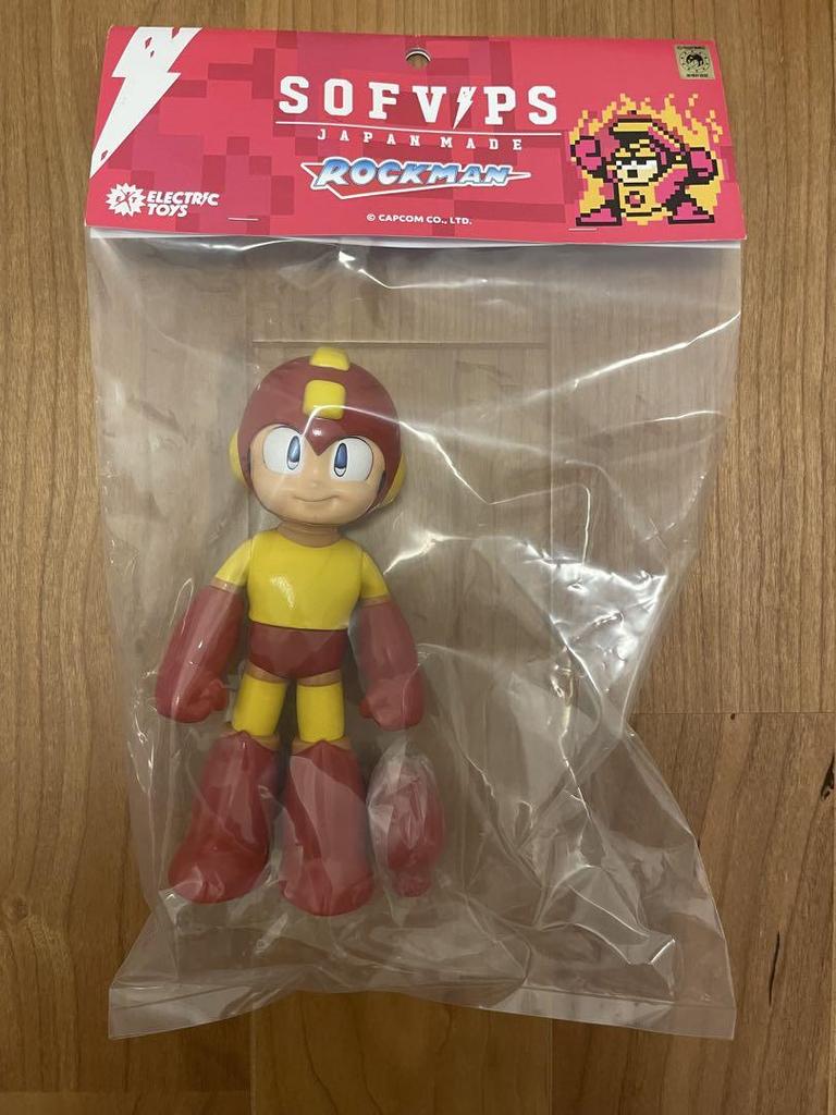 [USED] Mega Man Soft Vinyl Figure Atomic Fire ver. SOFVIPS